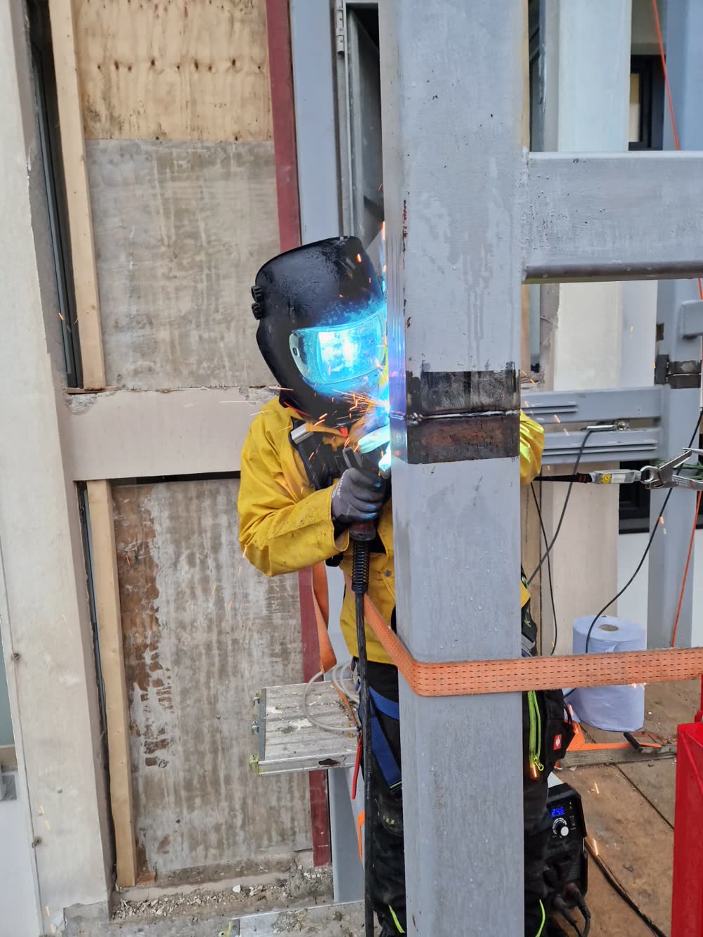 Schweißarbeiten bei Spenst Industrieservice